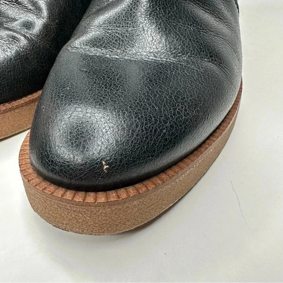 Lucky Brand Black Leather Ressy Ankle Boots Size 8.5 - Picture 6 of 15